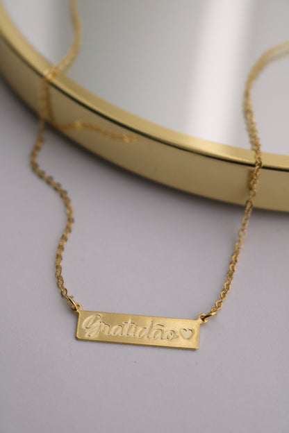 Colar Gratidão