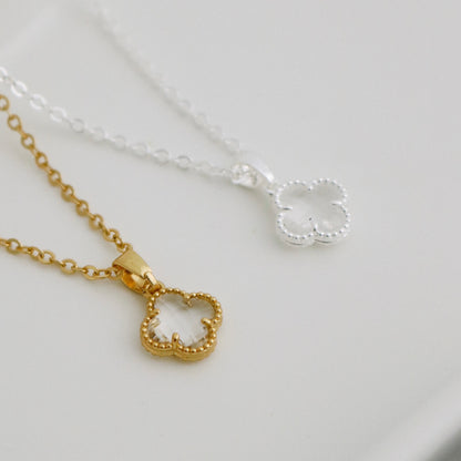Colar Trevo Cristal