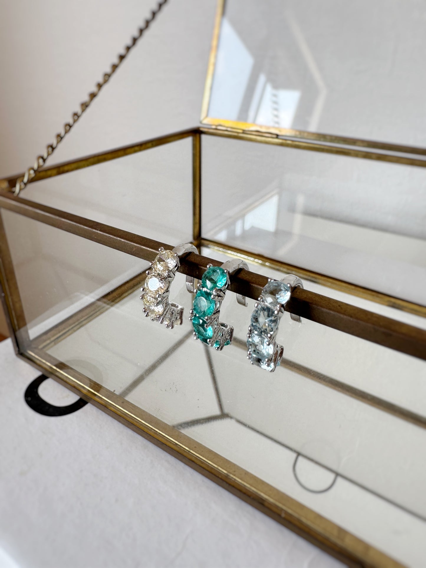 Ear Cuff Colors Zircônia Redonda