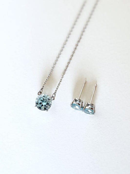 Conjunto Ponto de Luz Azul